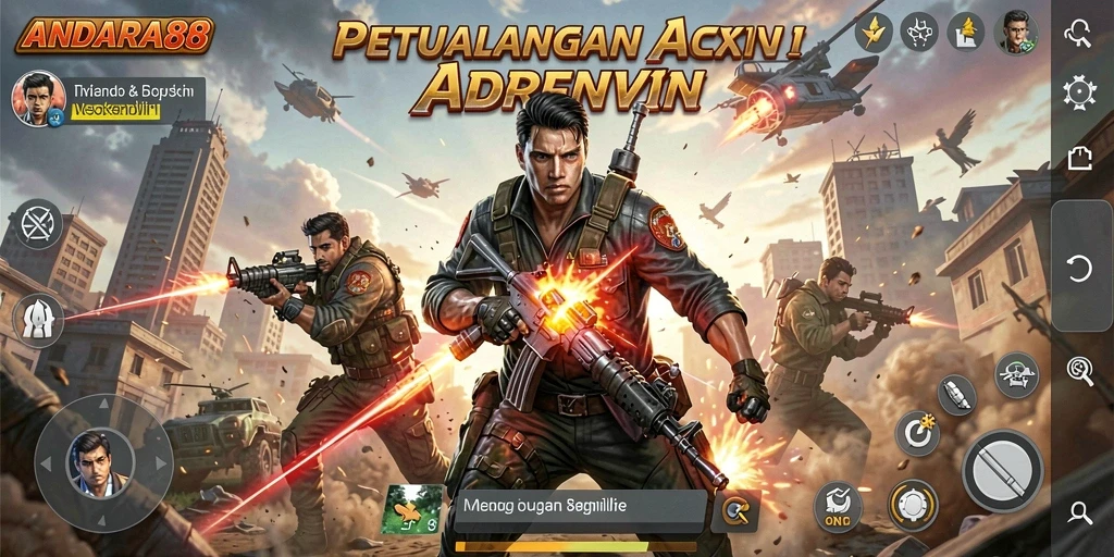 Gameplay seru dan menegangkan dalam ANDARA88.