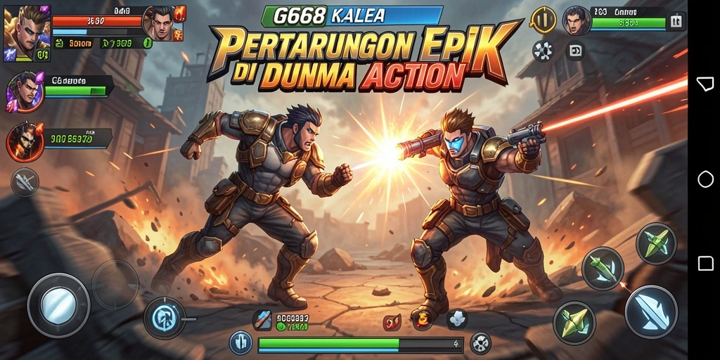 Screenshot G668 menampilkan aksi pertarungan yang mendebarkan.