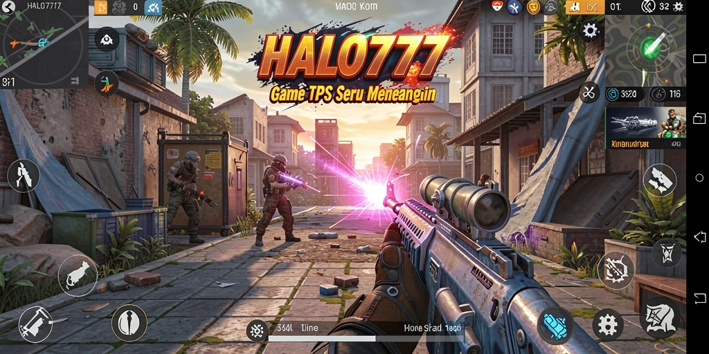 Tampilan gameplay <strong>HALO777</strong> yang penuh aksi dan mendebarkan.