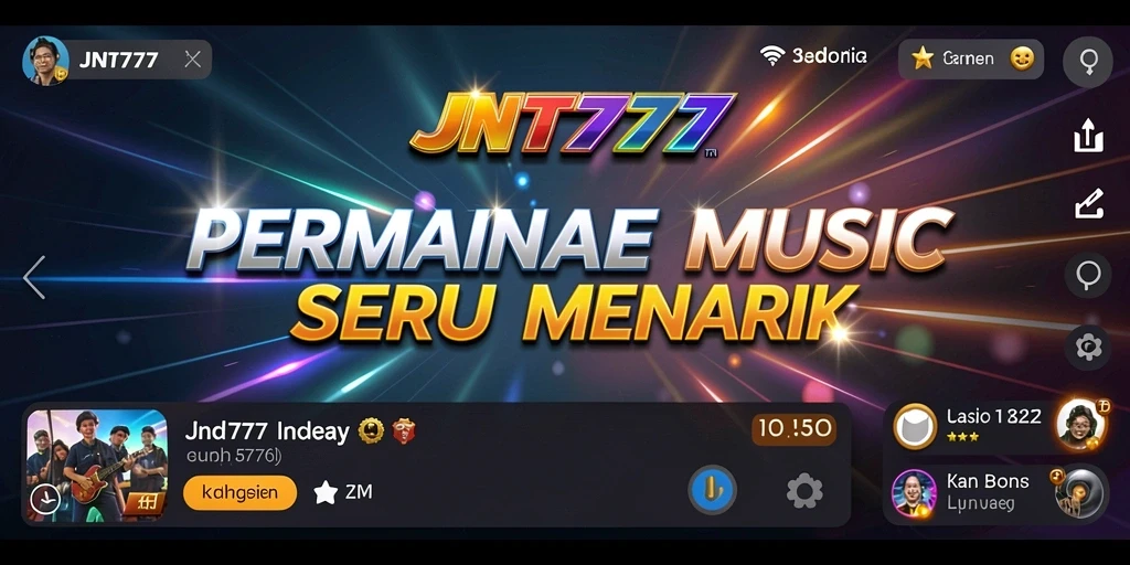 Tampilan gameplay JNT777 yang penuh warna dan menarik.