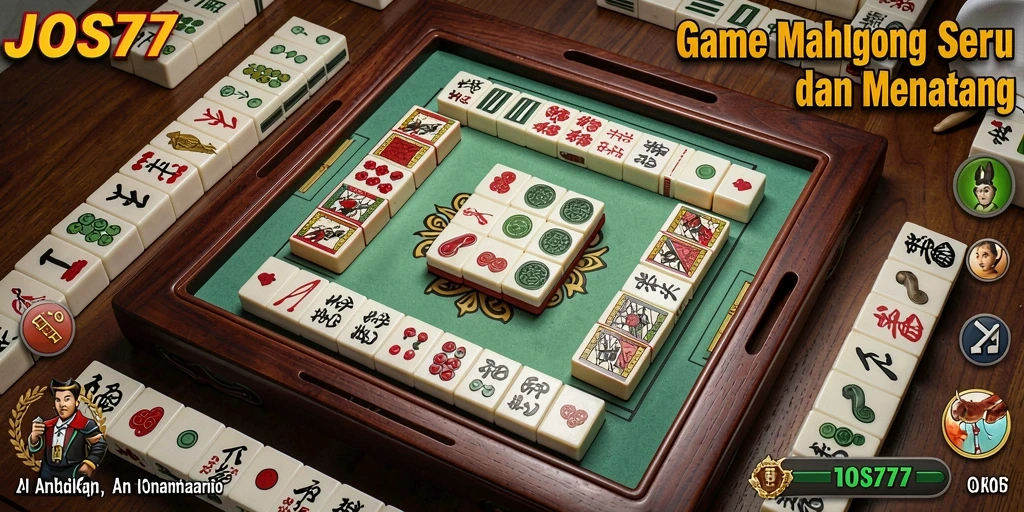 Screenshot gameplay JOS77 yang menampilkan momen seru permainan Mahjong.