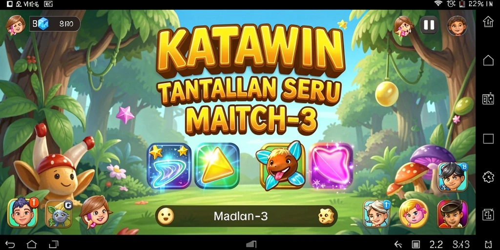 Gameplay seru dengan tantangan mencocokkan di KATAWIN.
