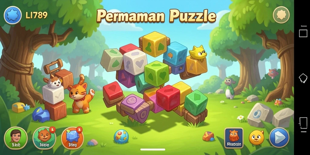 Tampilan gameplay LI789 dengan tantangan Puzzle yang menarik.