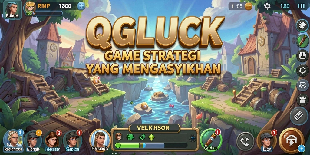 Tampilan gameplay SLG QGLUCK dengan strategi mendalam dan grafis menawan.