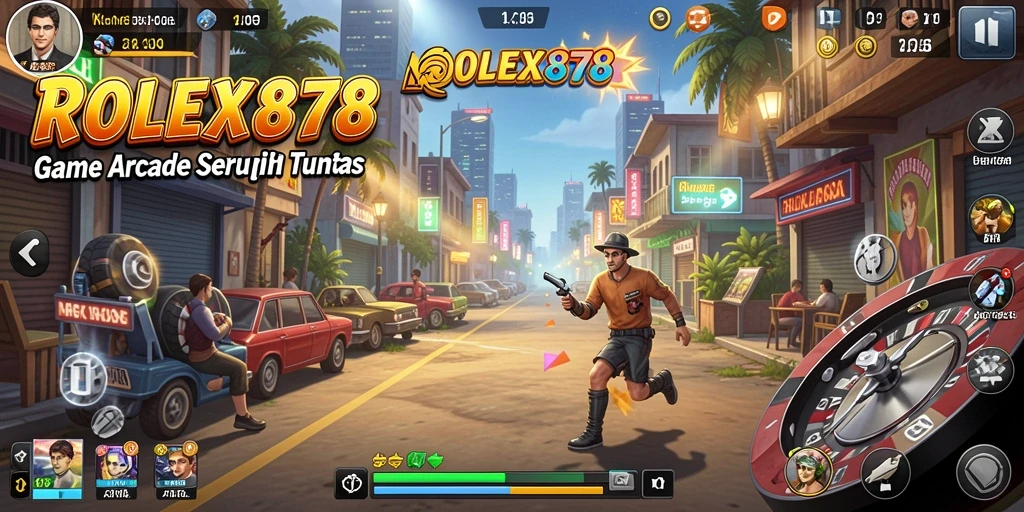 Tampilan gameplay seru dari ROLEX878 yang penuh aksi.