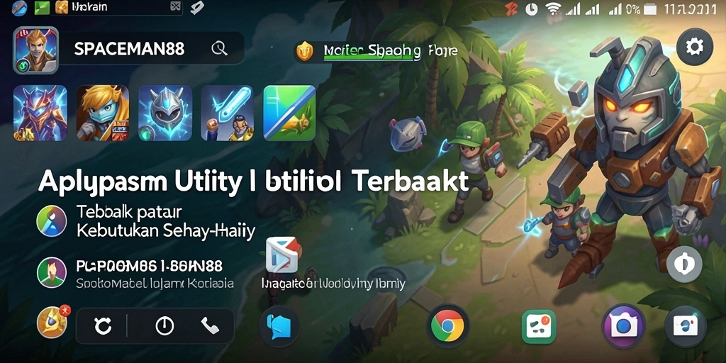 Tampilan menarik dan fungsional dari SPACEMAN88 dalam aplikasi Utility.