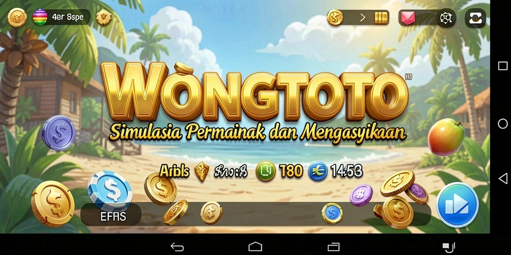 Tampilan gameplay menarik dari WONGTOTO yang penuh strategi.